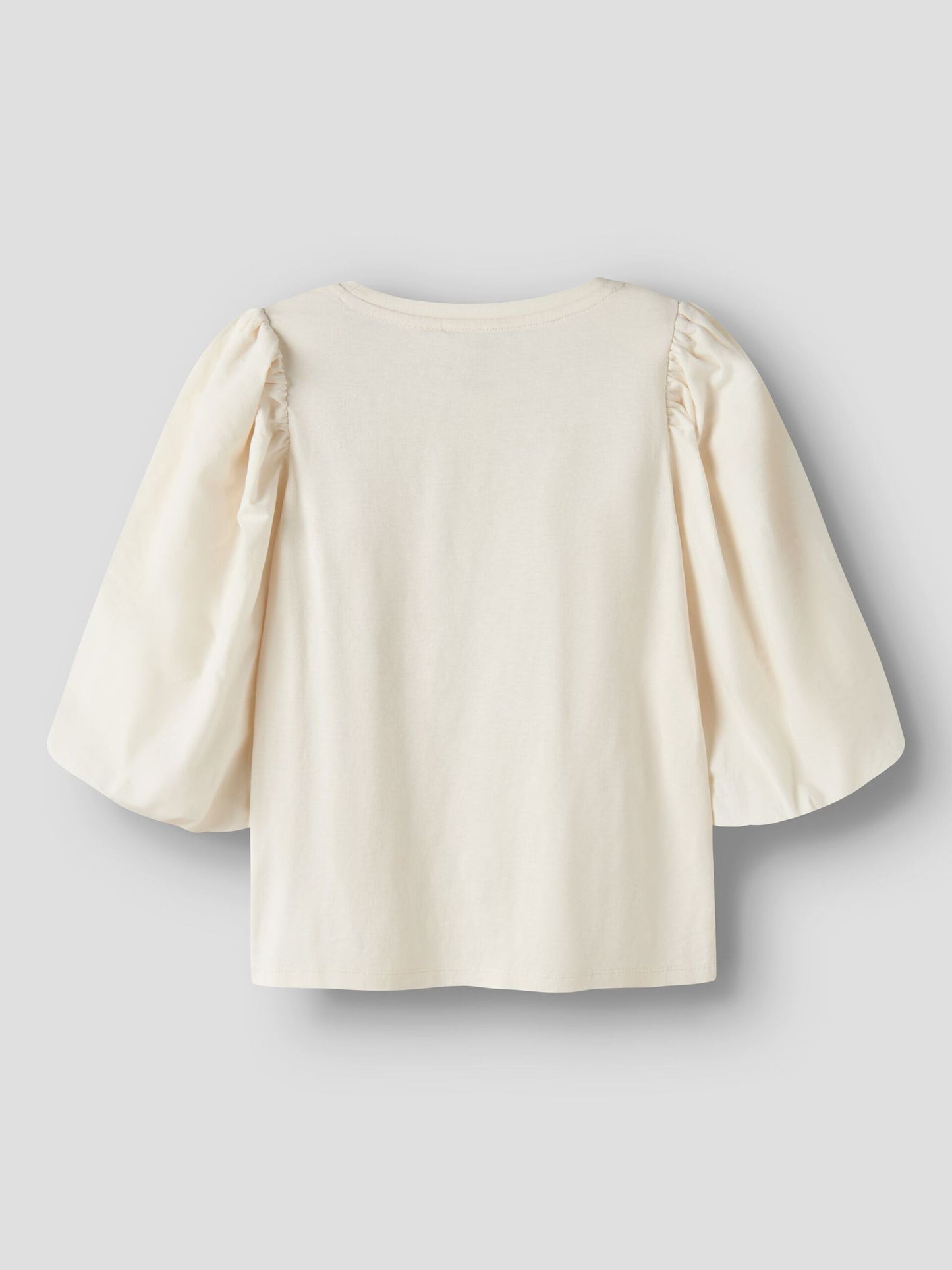 Topp 2/4 dels ärm Komha Enfärgad Vit/ Creme