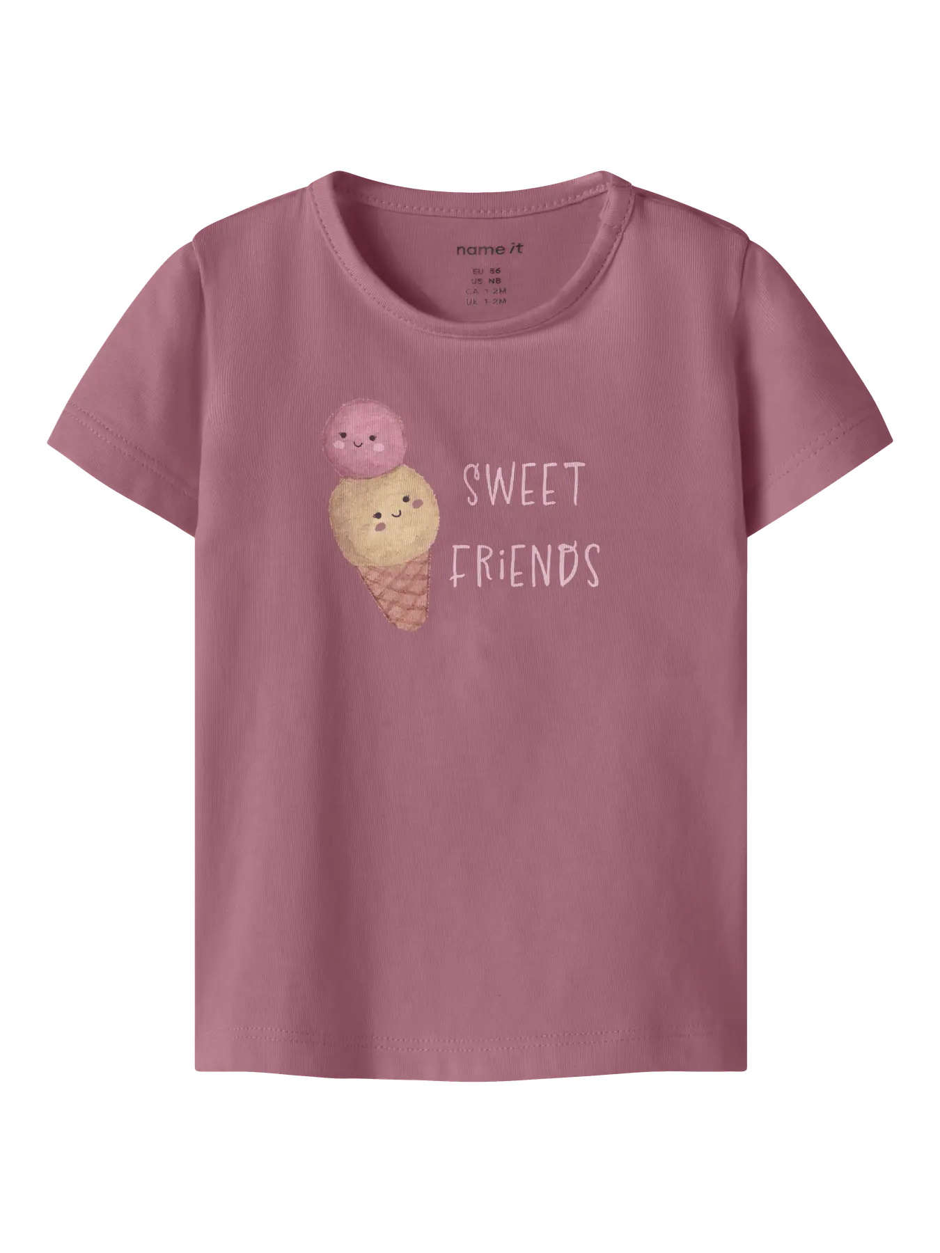 T-shirt Kortärmad Glass Jacoba Rosa