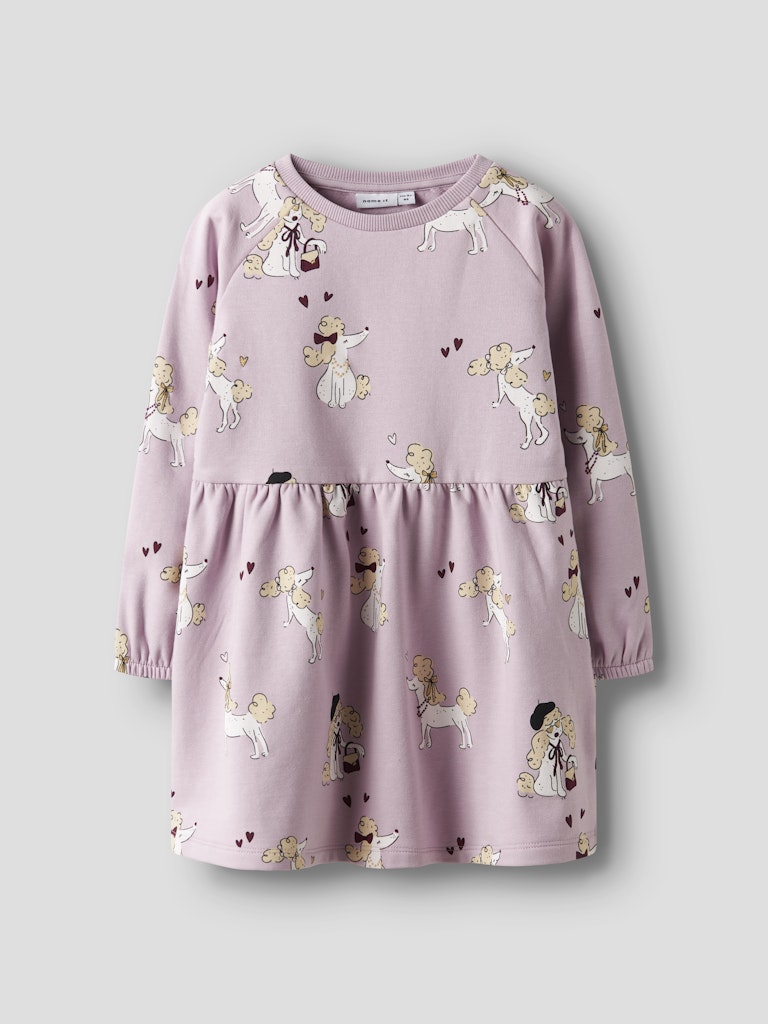 Klänning Långärmad Sweat Rogia Rosa