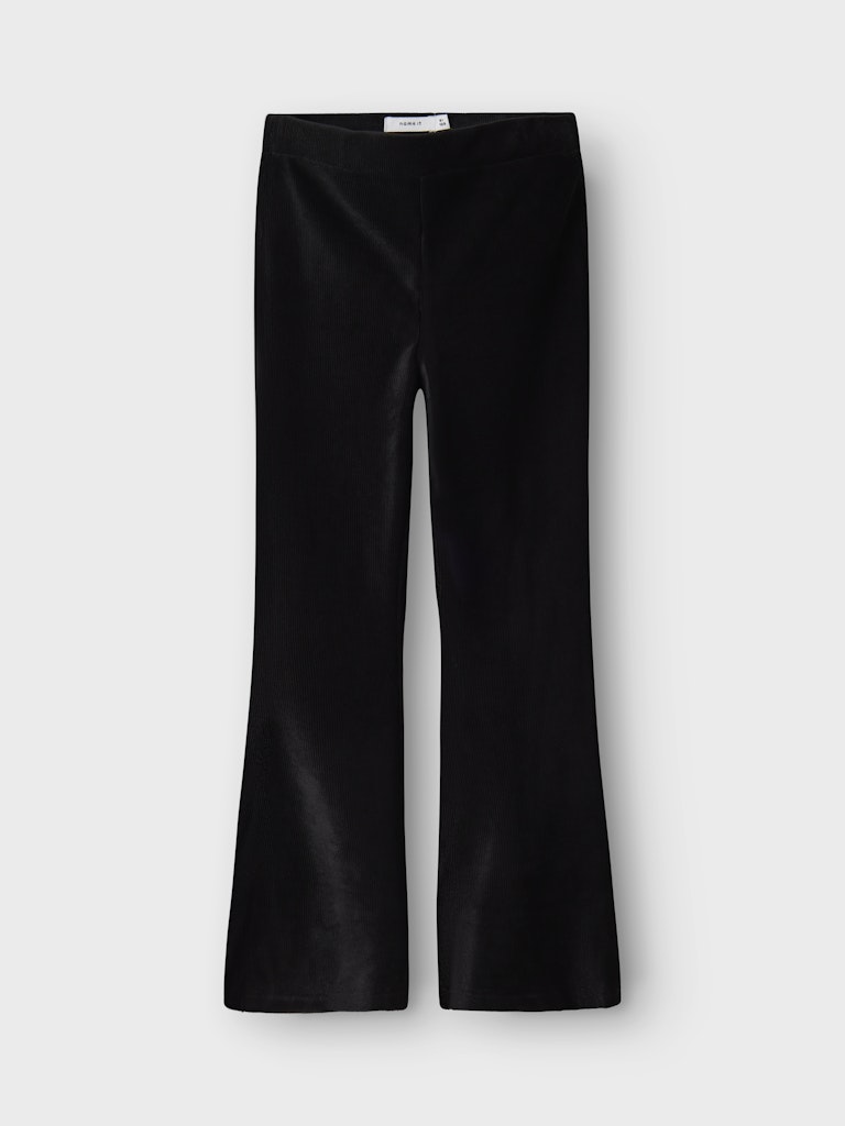 Byxor Bootcut Oringe Velour Svarta