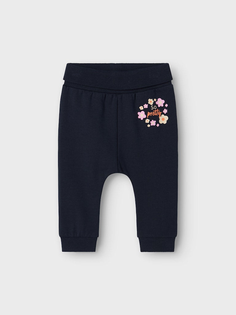 Sweatbyxa Vrillie Blommor Blå