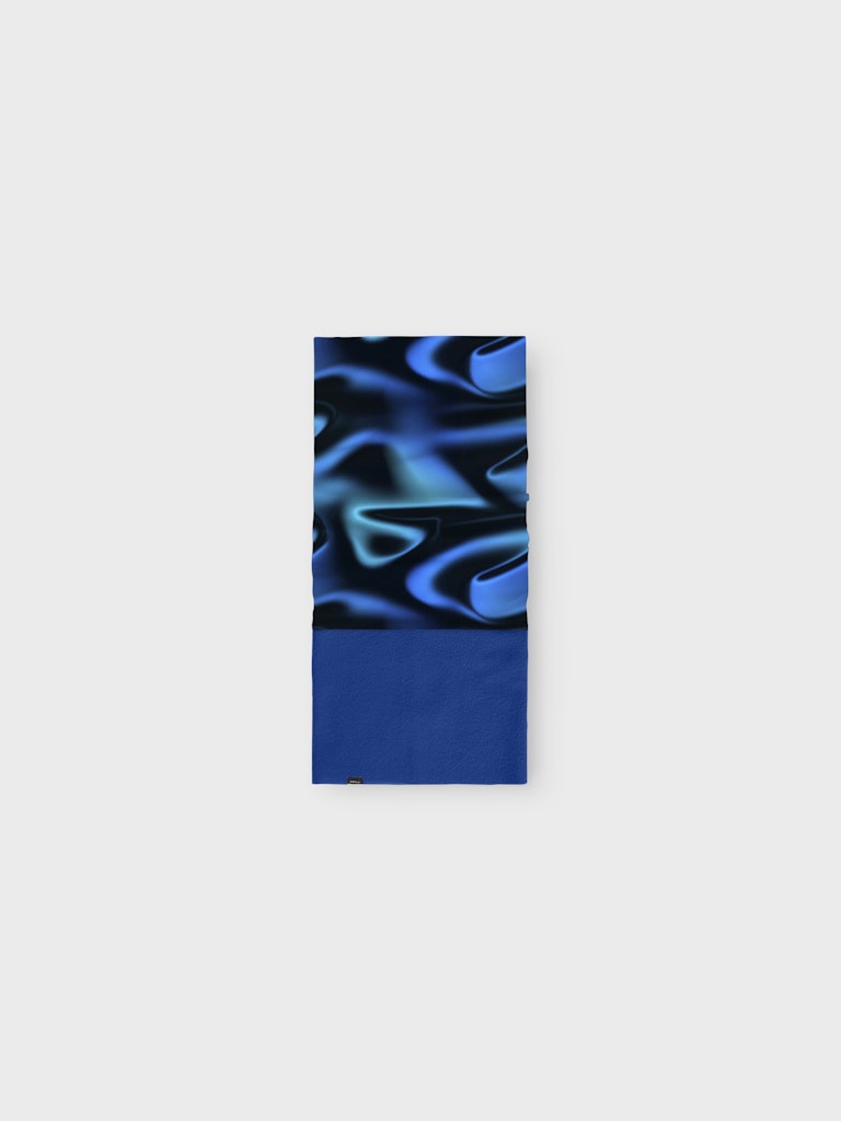 Tubhalsduk Halsvärmare Mub Fleece Mönstrad Blå