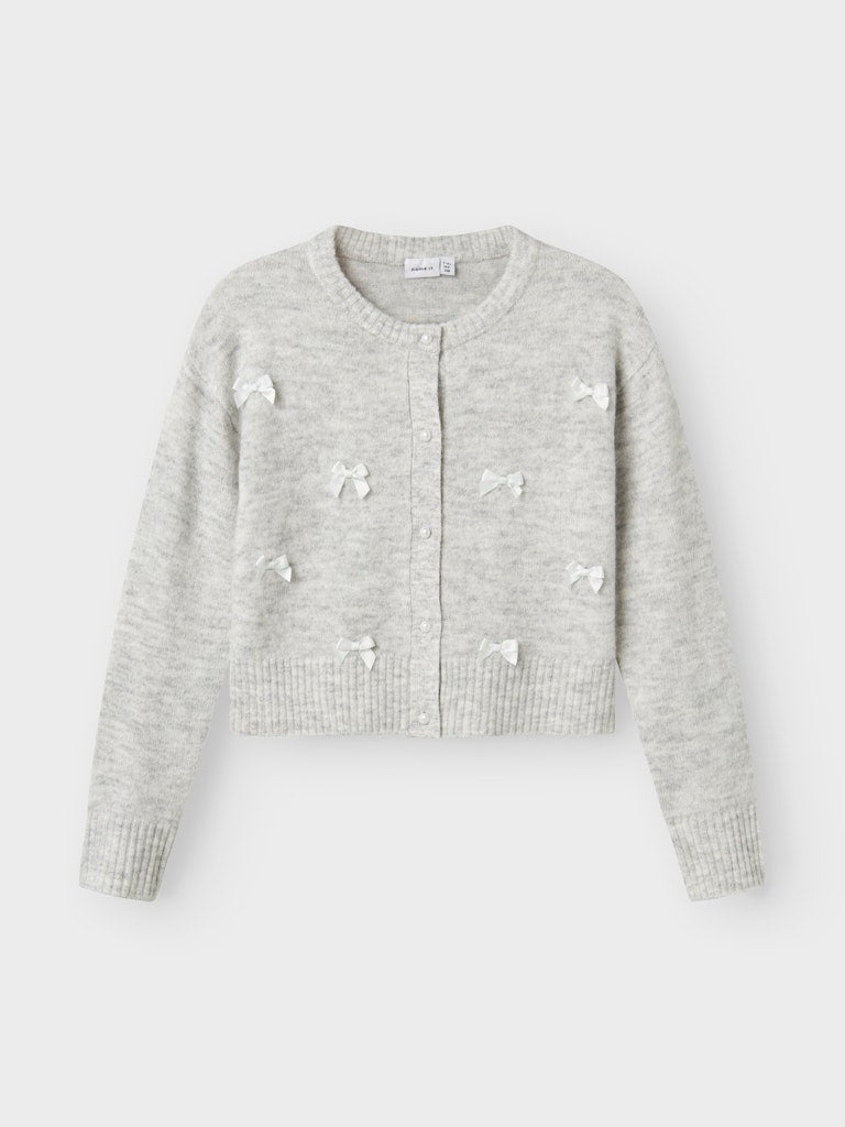 Stickad Kofta Karin Grå