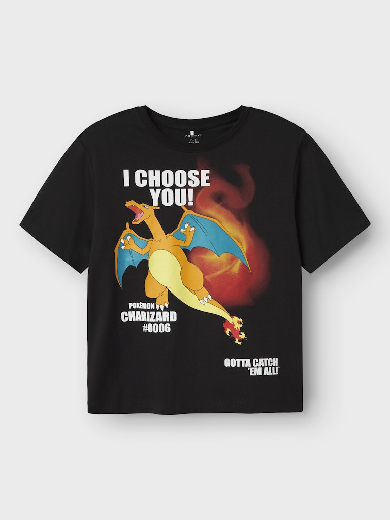 T-shirt Pokémon Charizard Javis Svart