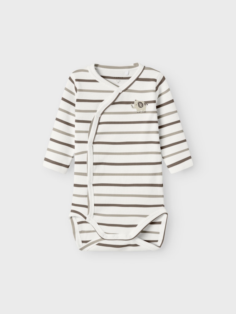 Omlottbody Ofant Randig Beige