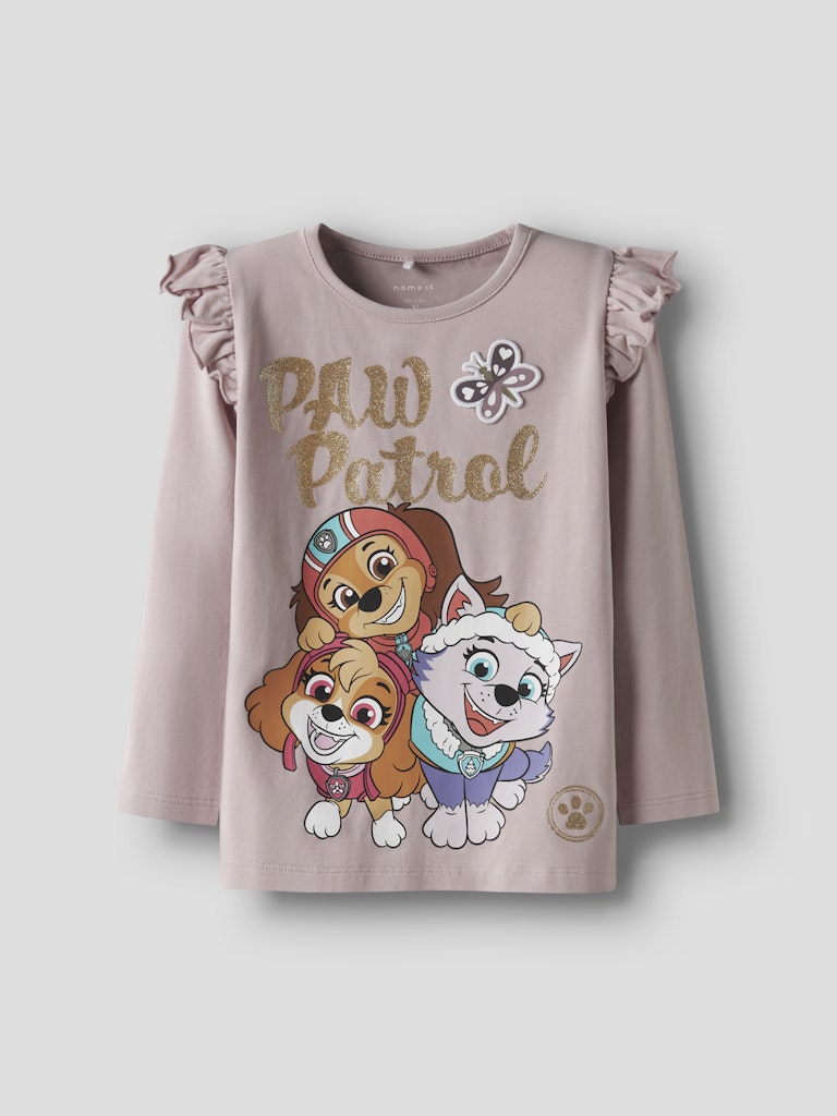 Långärmad Topp Paw Patrol Sabine Everest Skye Liberty Rosa