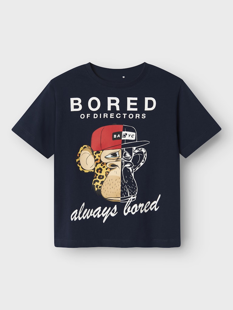 Kortärmad T-shirt Stuff Bored Ape Blå
