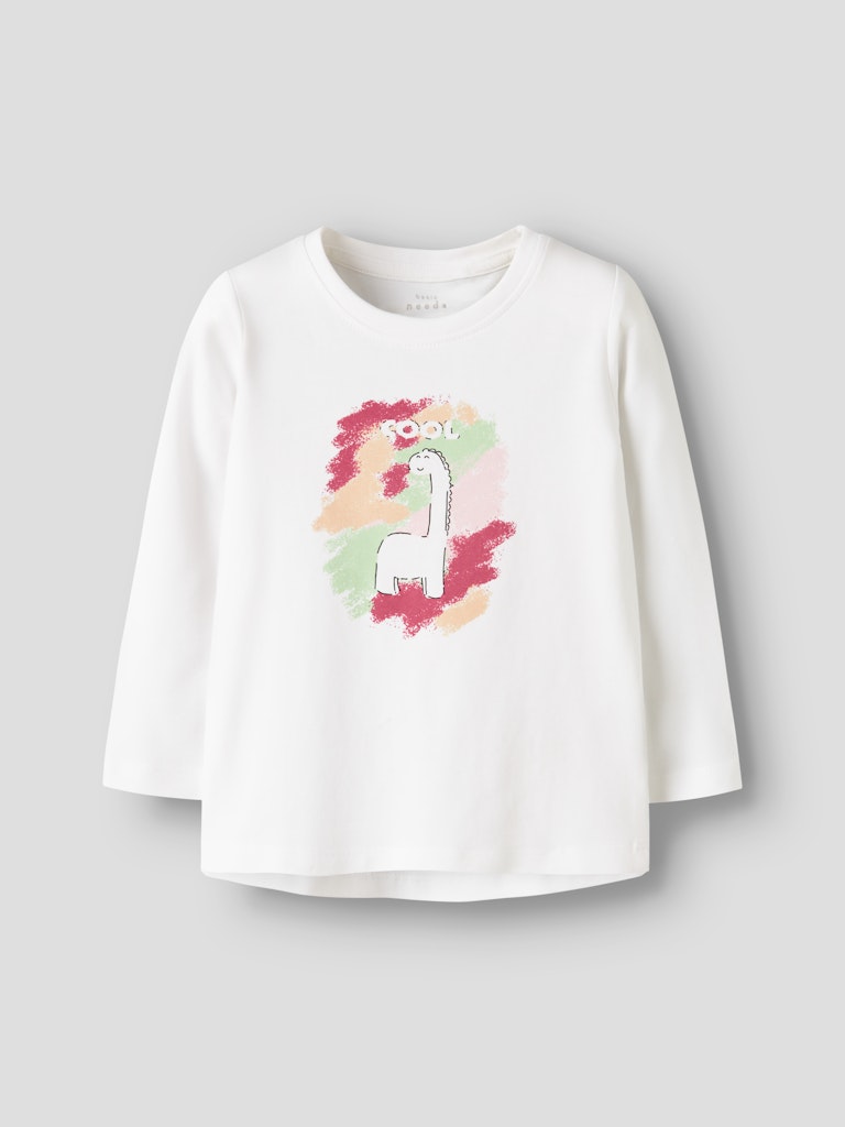 Långärmad Topp Vix Dinosaurie Vit