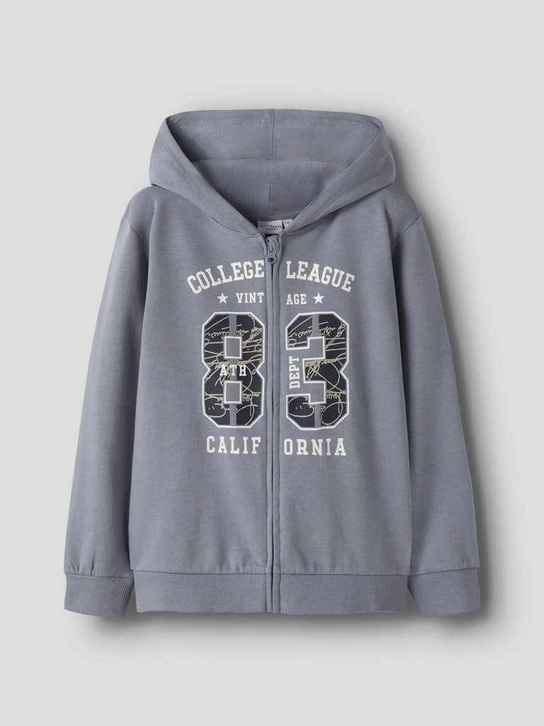 Hoodie Sweat Dragkedja Voltinus Blå