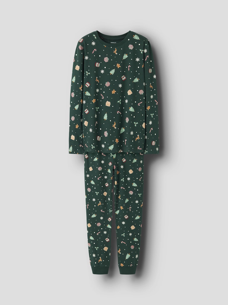 Pyjamas Julmotiv Vismas K Grön