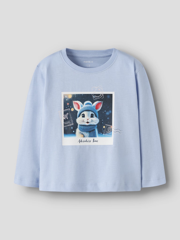 Långärmad Topp Votea Kanin Blå