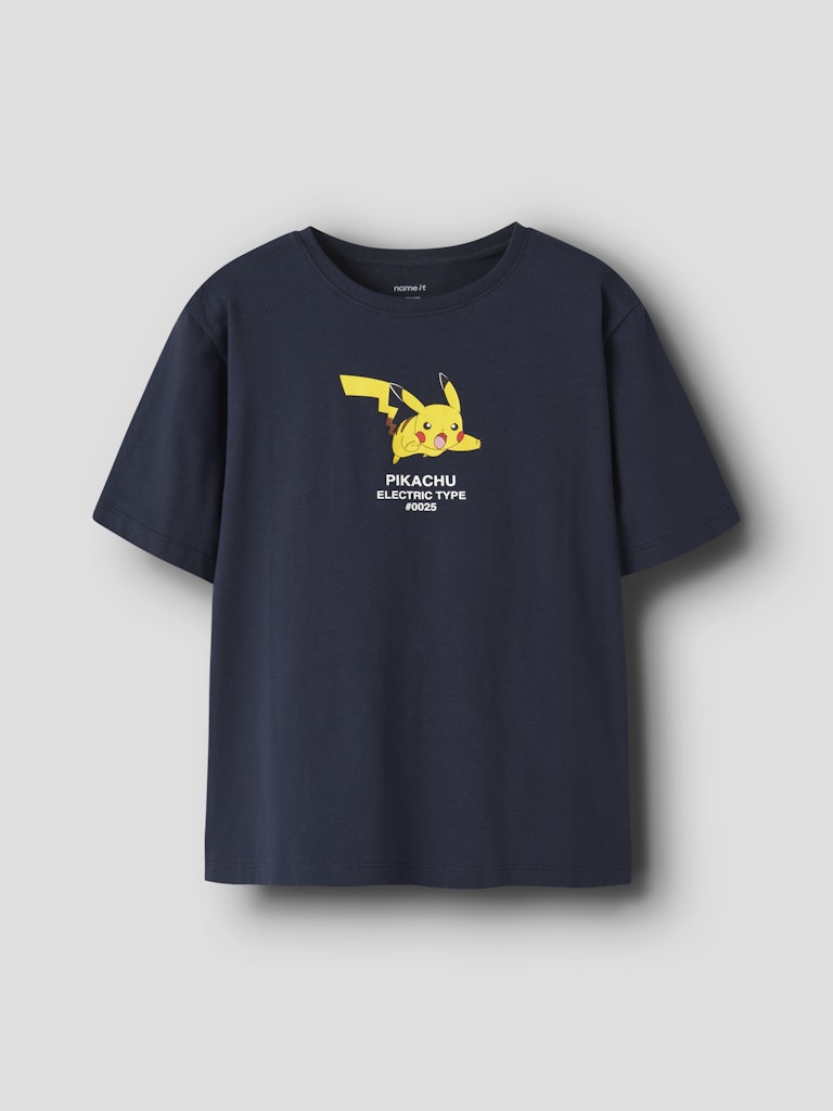 T-shirt Pokémon Kortärmad Jyk Marin Blå