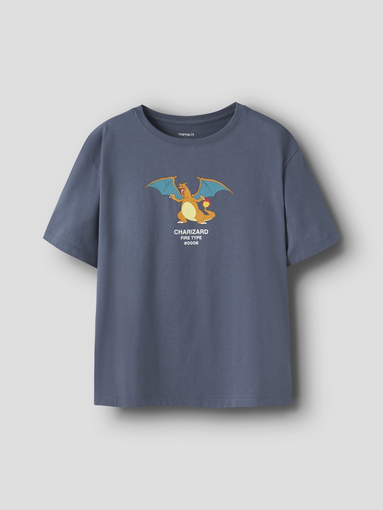 T-shirt Pokémon Kortärmad Jyk Blå