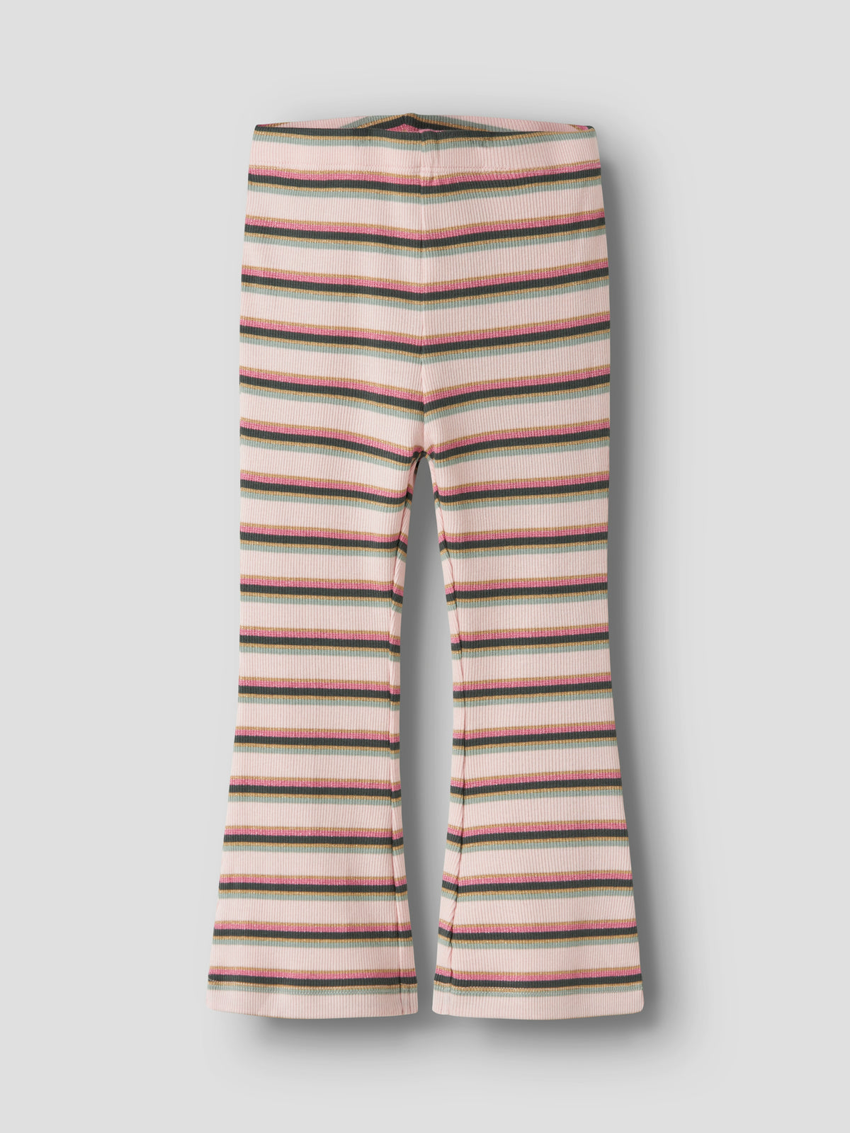 Byxa /Leggings Bootcut Ribbade Ränder Laverne Rosa
