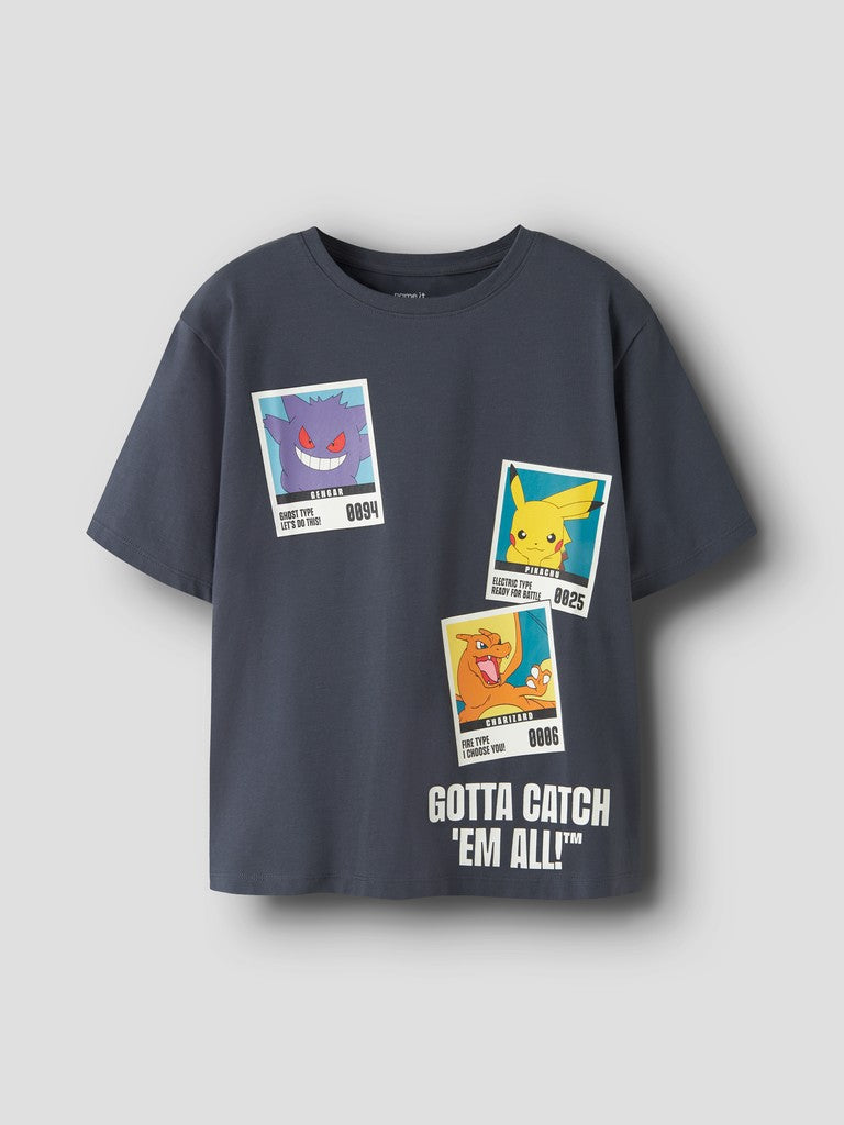 T-shirt Pokémon Kortärmad Sebast Blå