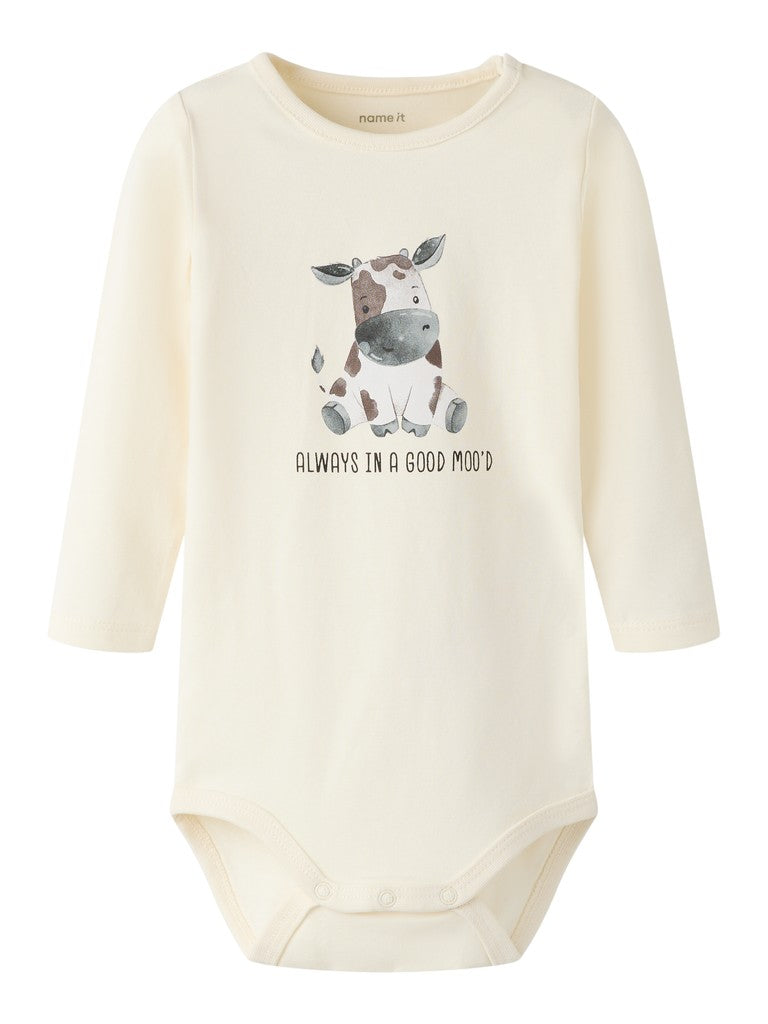 Långärmad Body Kossa Liban Beige