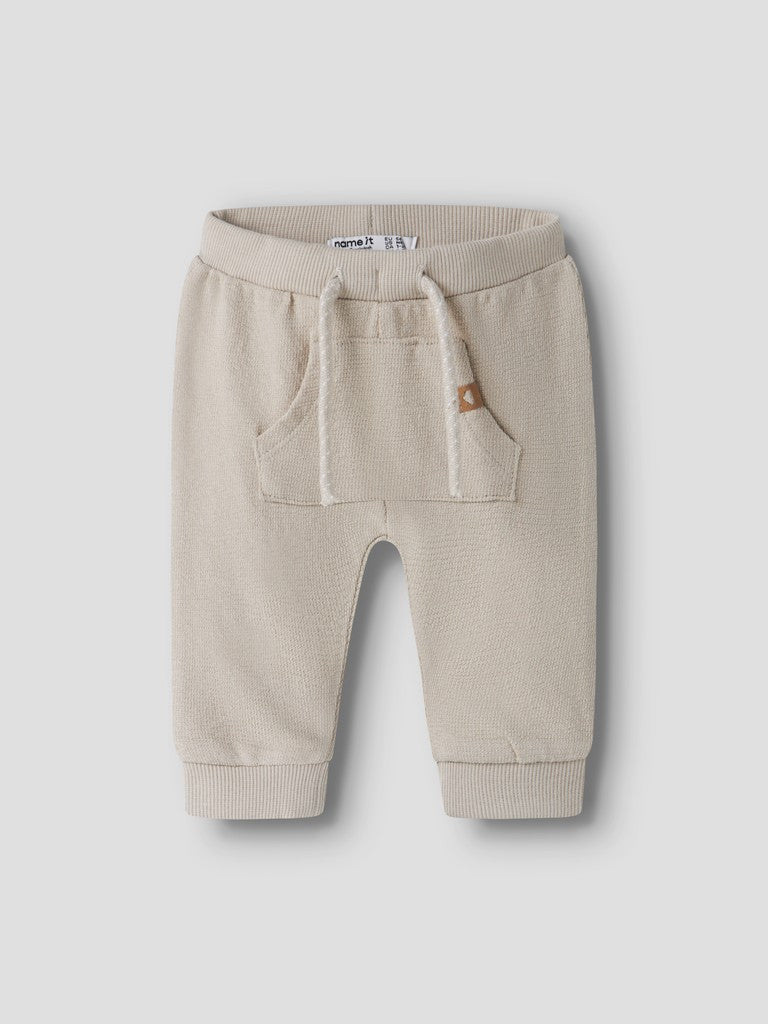 Sweatbyxa Larsen Enfärgad Beige