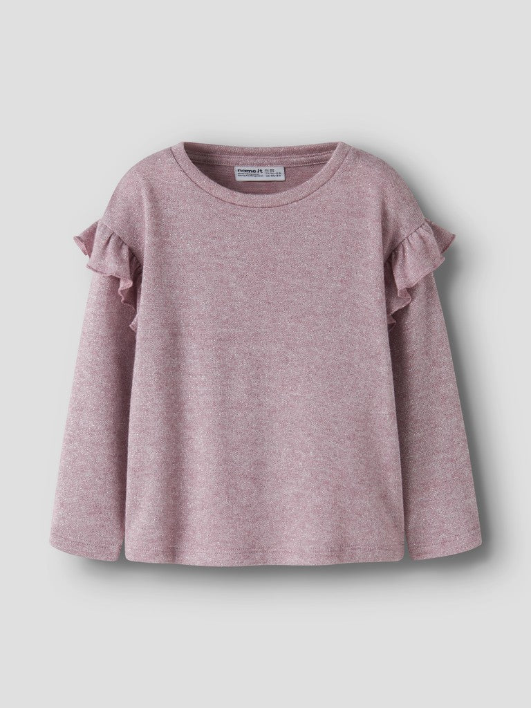 Glittrig Tröja Rammi Rosa