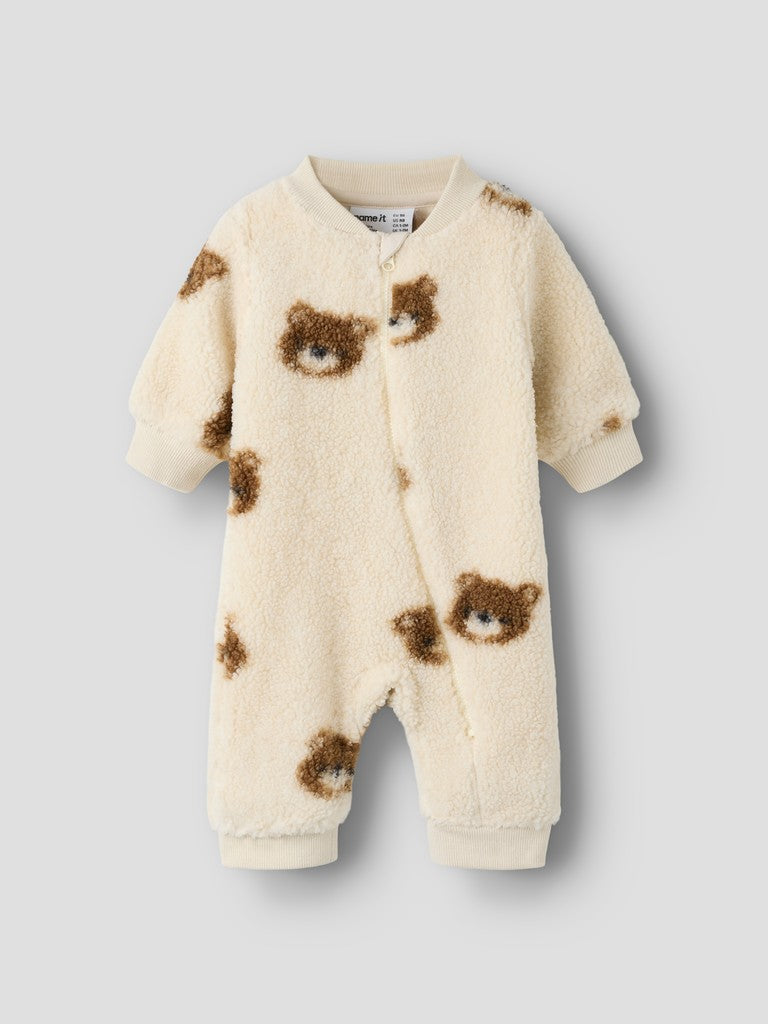 Overall Teddyfleece Orlaj Nallar Ljusbeige