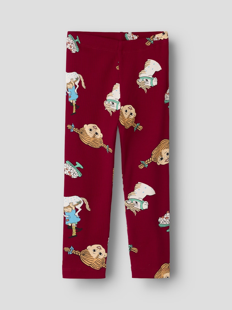 Leggings Pippi Långstrump Soca Röd