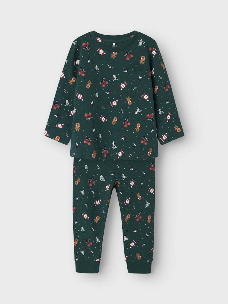 Pyjamas Julmotiv Vismas M Grön