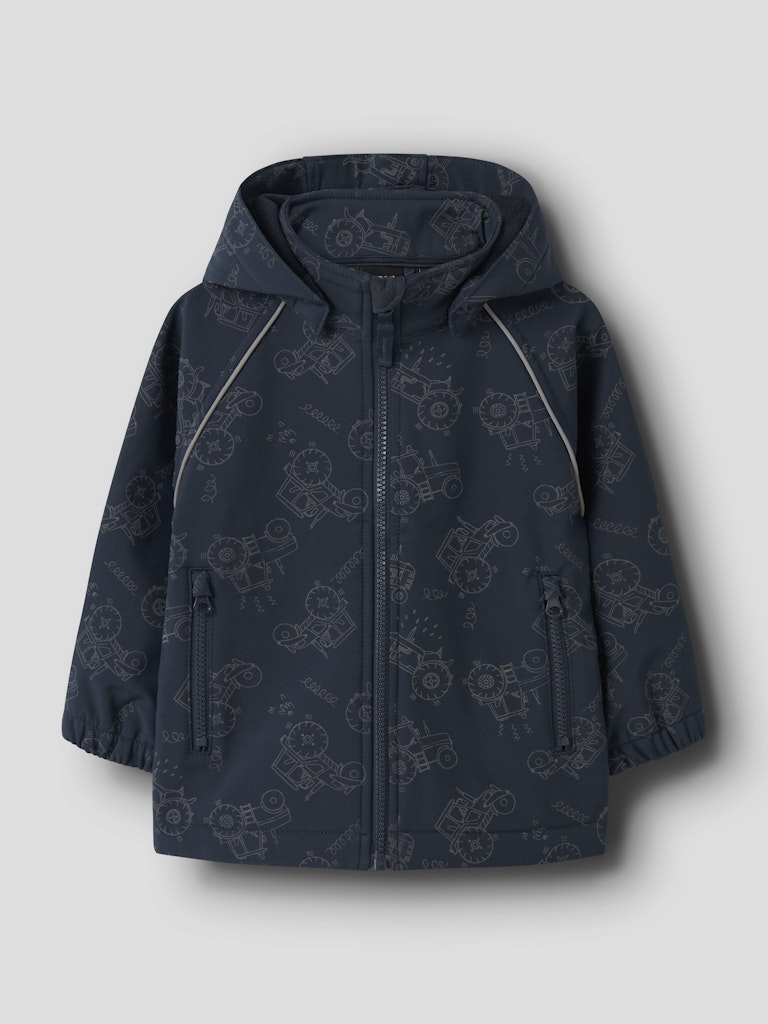 Softshell Jacka M Vattentät Alfa08 Reflex Traktorer Blå