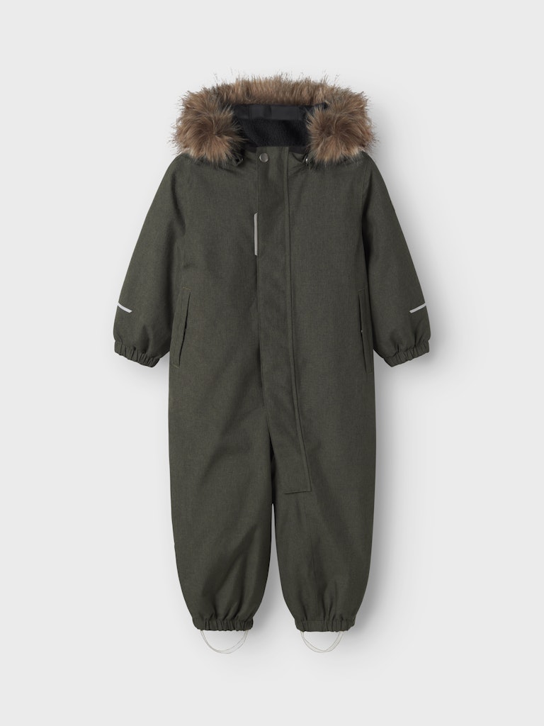 Vinteroverall Varmfodrad Vattentät Snow10 Enfärgad Grön