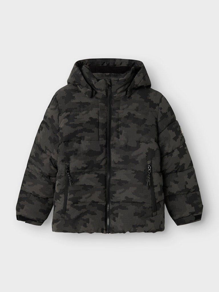 Vinterjacka Meter Reflex Mönstrad Svart