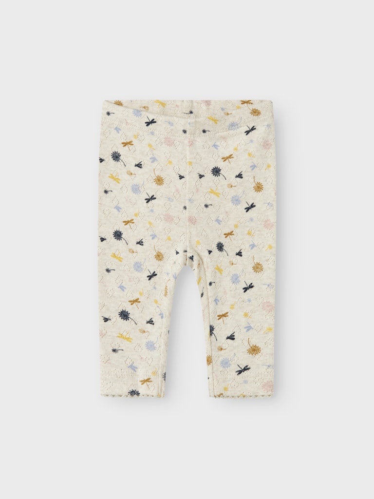 Leggings Koral Mönstrade Beige