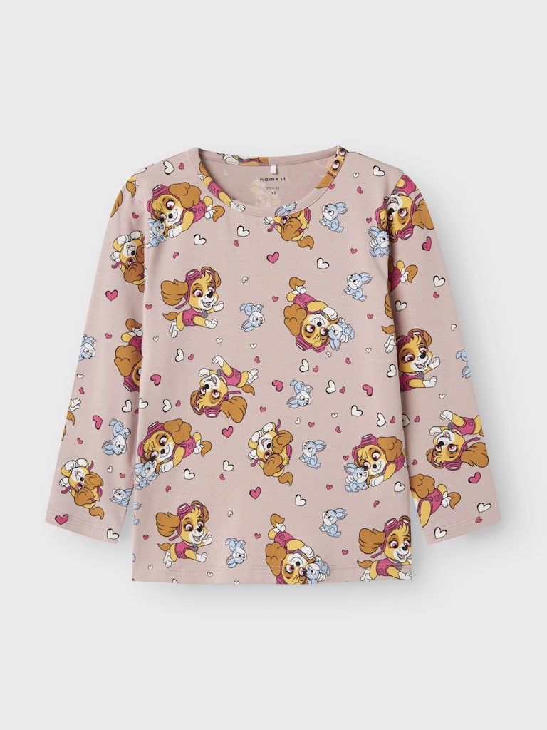 Långärmad Topp Paw Patrol Jiddi Skye Rosa