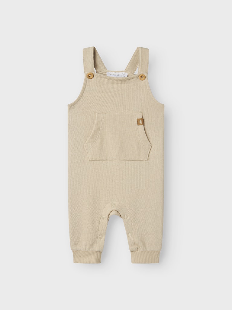 Hängselbyxa Loop Enfärgad Beige