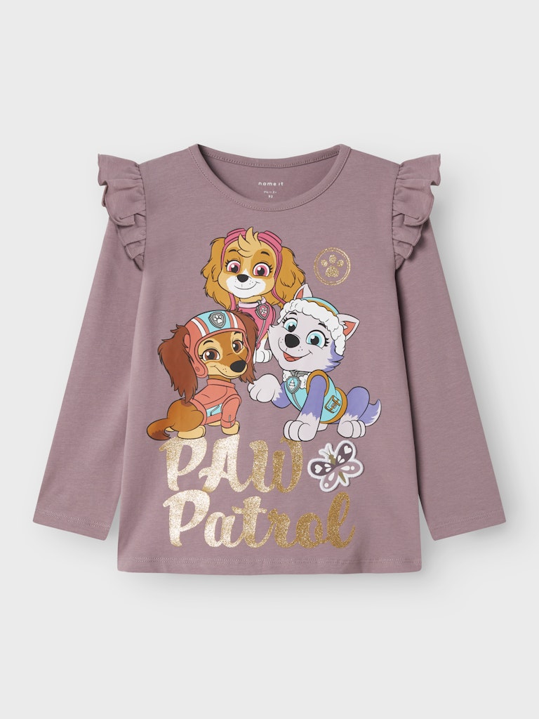 Långärmad Topp Paw Patrol Sabine Everest Skye Liberty Lila