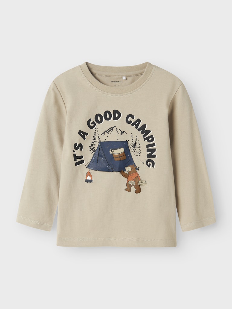 Långärmad Topp Olen Camping Beige