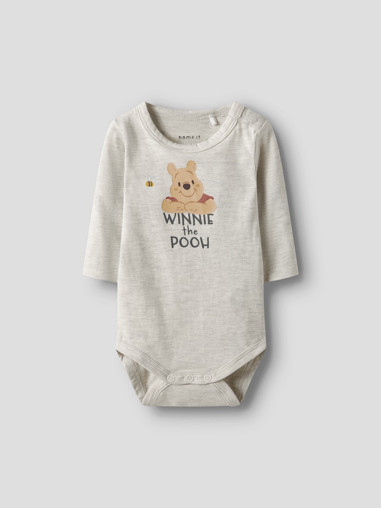 Body Långärmad Nalle Puh Ola Beige