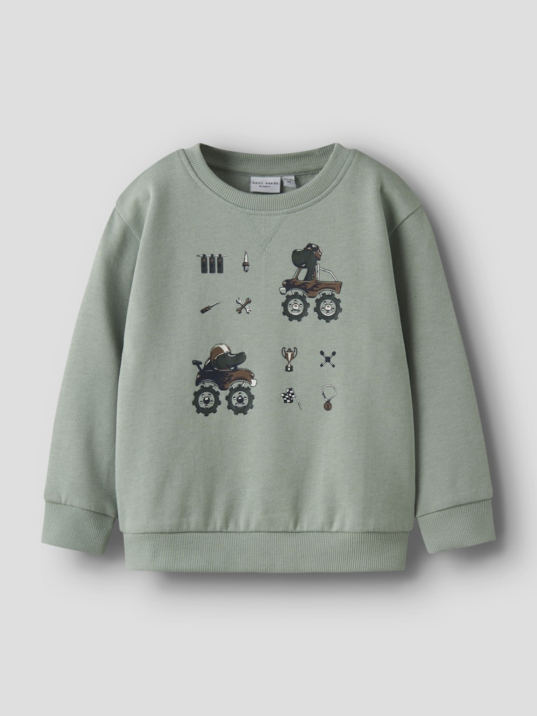 Sweattröja Dinosaurier Vimo Grön