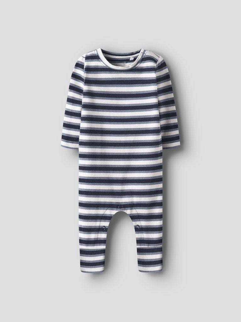 Långärmad Pyjamas Randig Blå