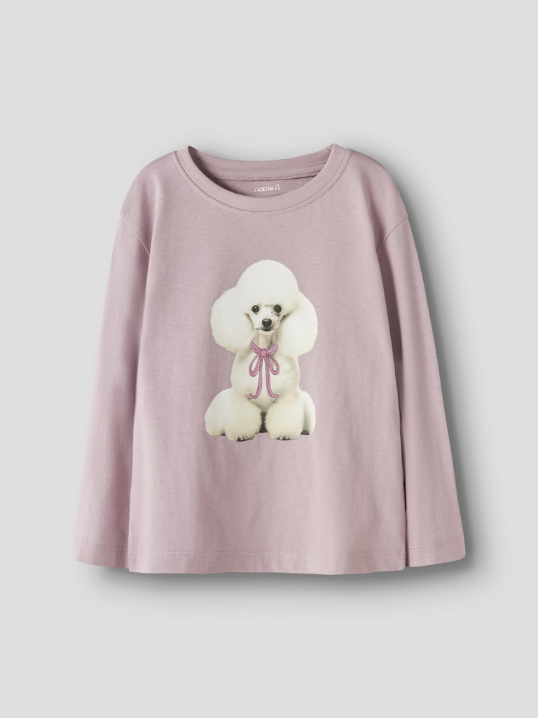 Långärmad Topp Votea Hund Rosa