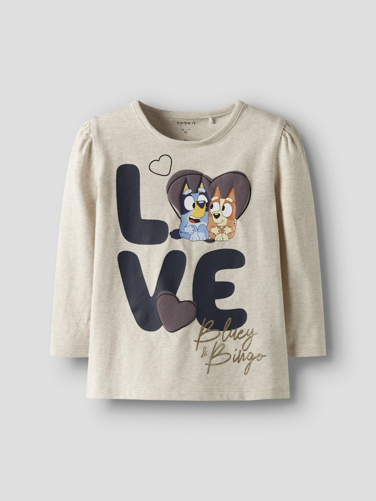 Långärmad Topp Bluey Nema Beige