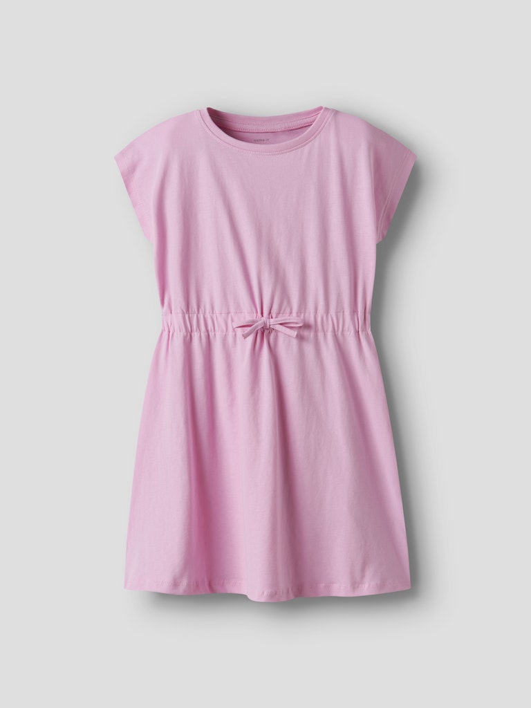 Klänning Mie Kortärmad Enfärgad Rosa