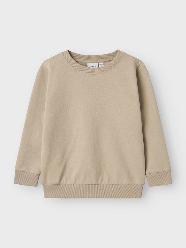 Sweattröja Seli Enfärgad Beige