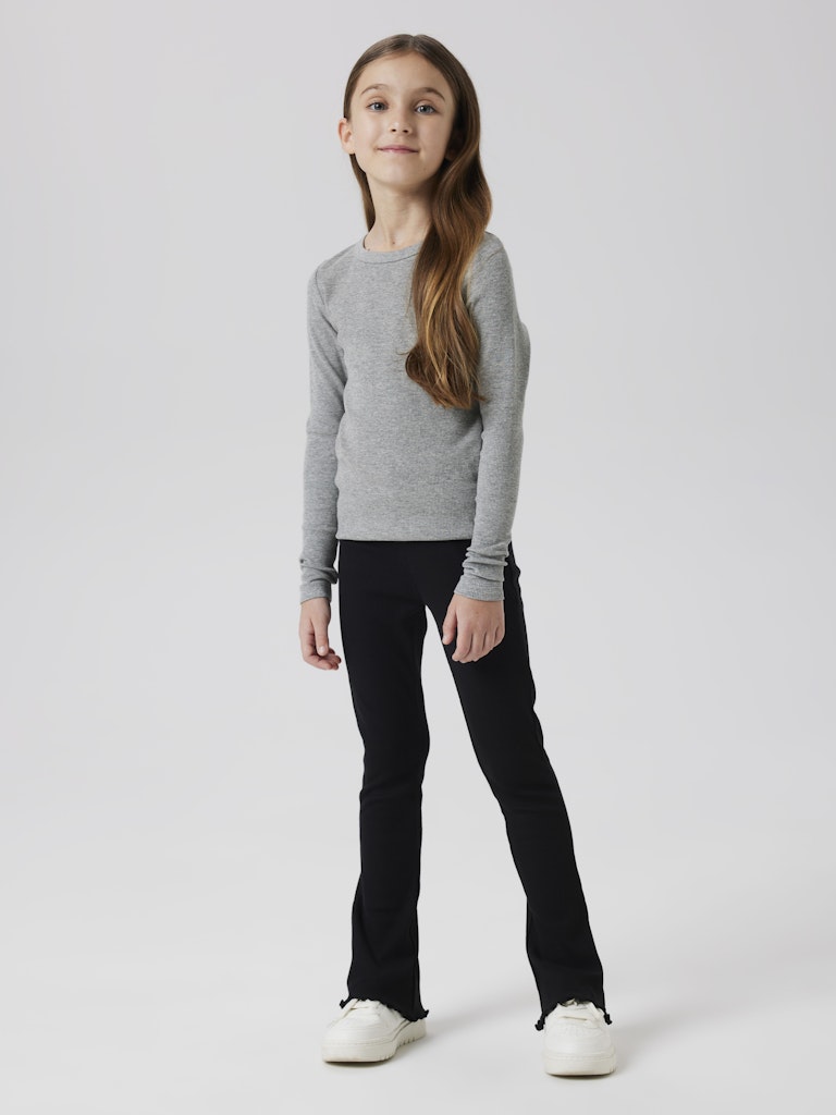 Bootcut Leggings/Byxa Nakal Ribbad Lila