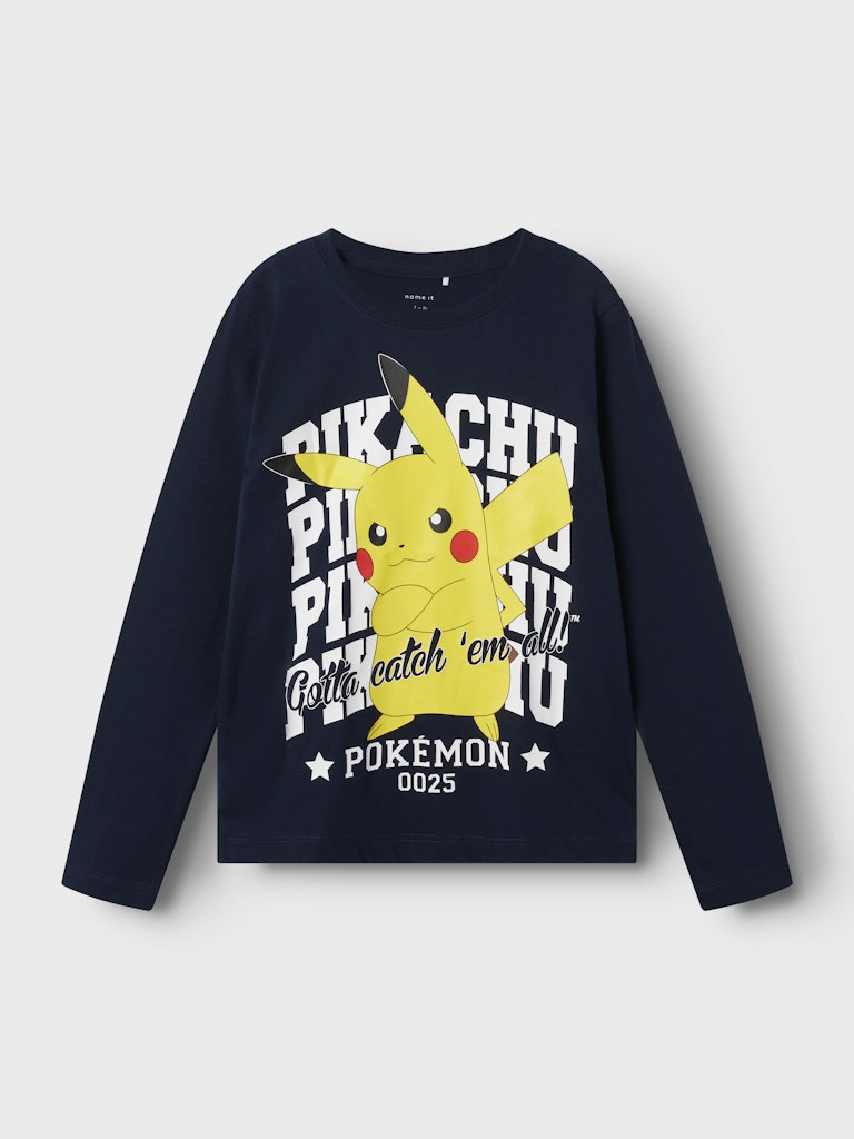 Långärmad Topp Pokémon Ast Marinblå
