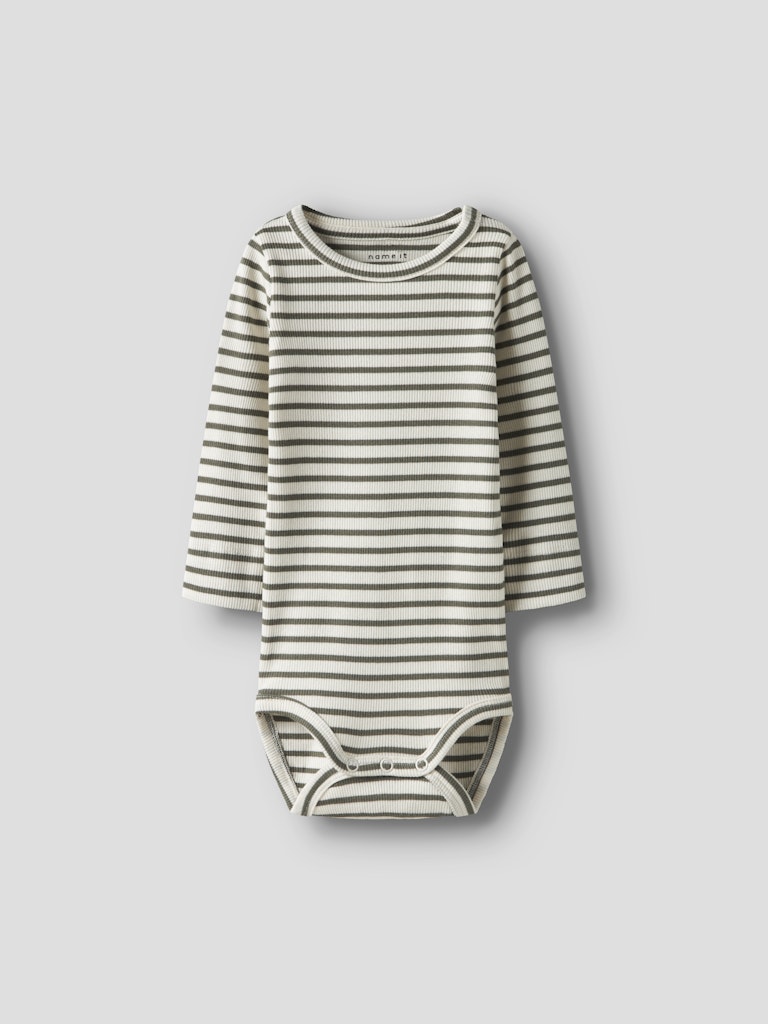 Body Bani Ribbad Randig Långärmad Grän