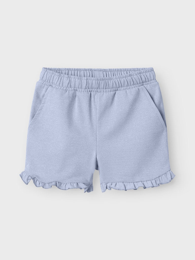 Shorts Friana Glitter Enfärgade Ljusblå