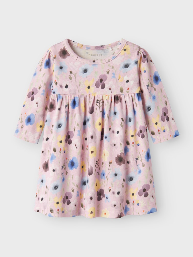 Klänning Tiane Blommor Mönstrad Rosa