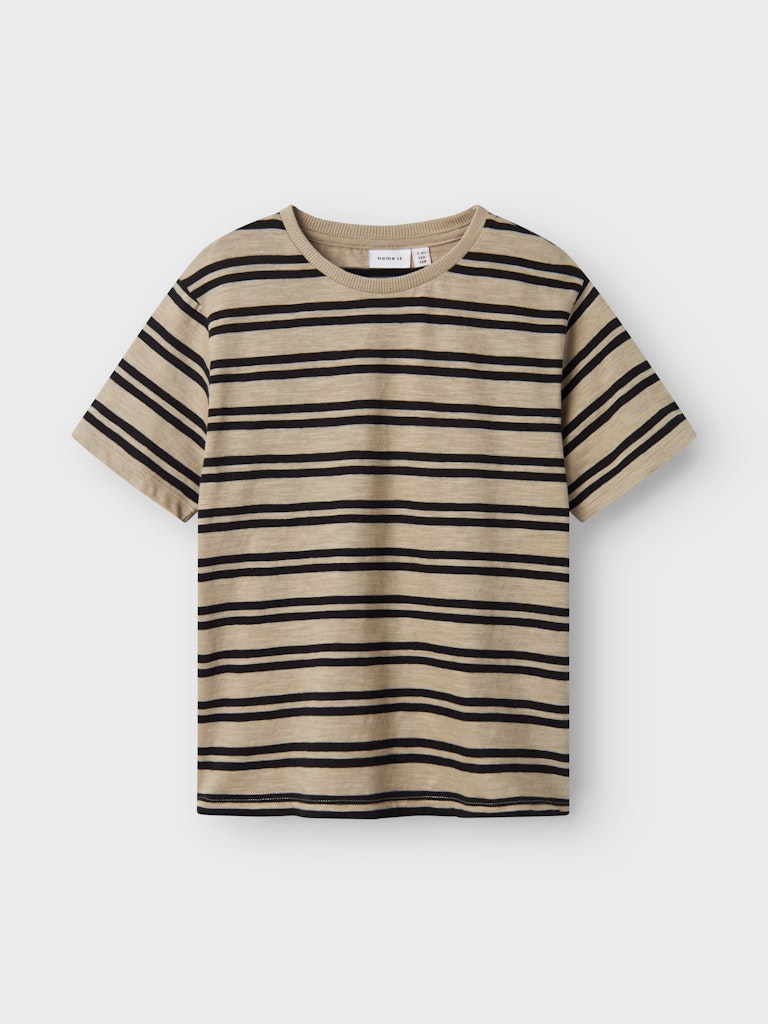 T-shirt Tecalle Randig Beige