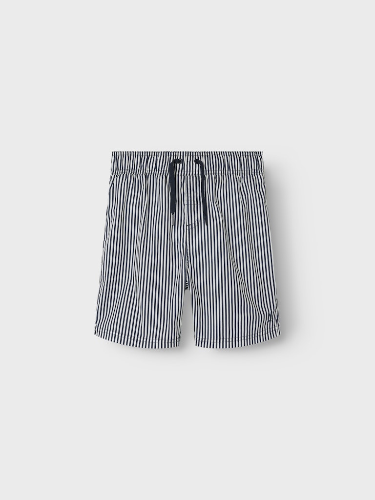 Badshorts Zeer Randiga Blå/Vit