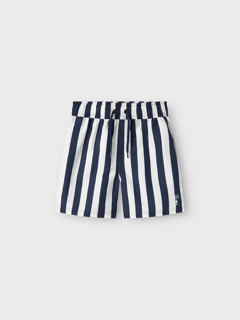 Badshorts Zaba Randiga Blå/Vit