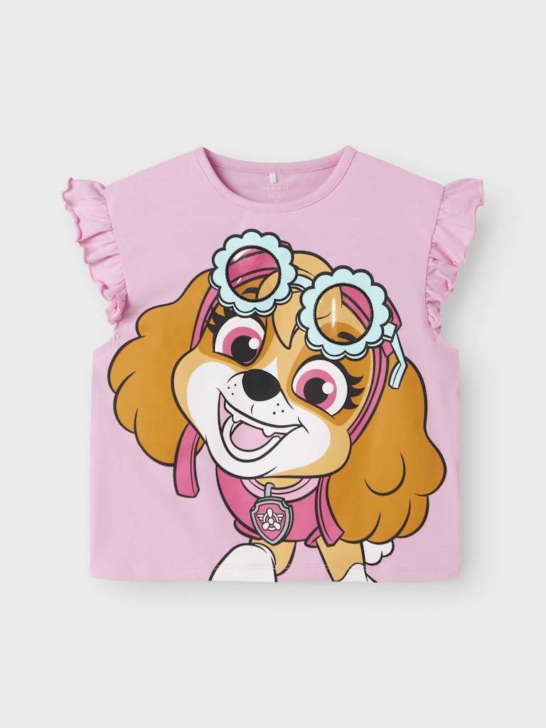 Kortärmad Topp Skye Paw Patrol Mara Rosa