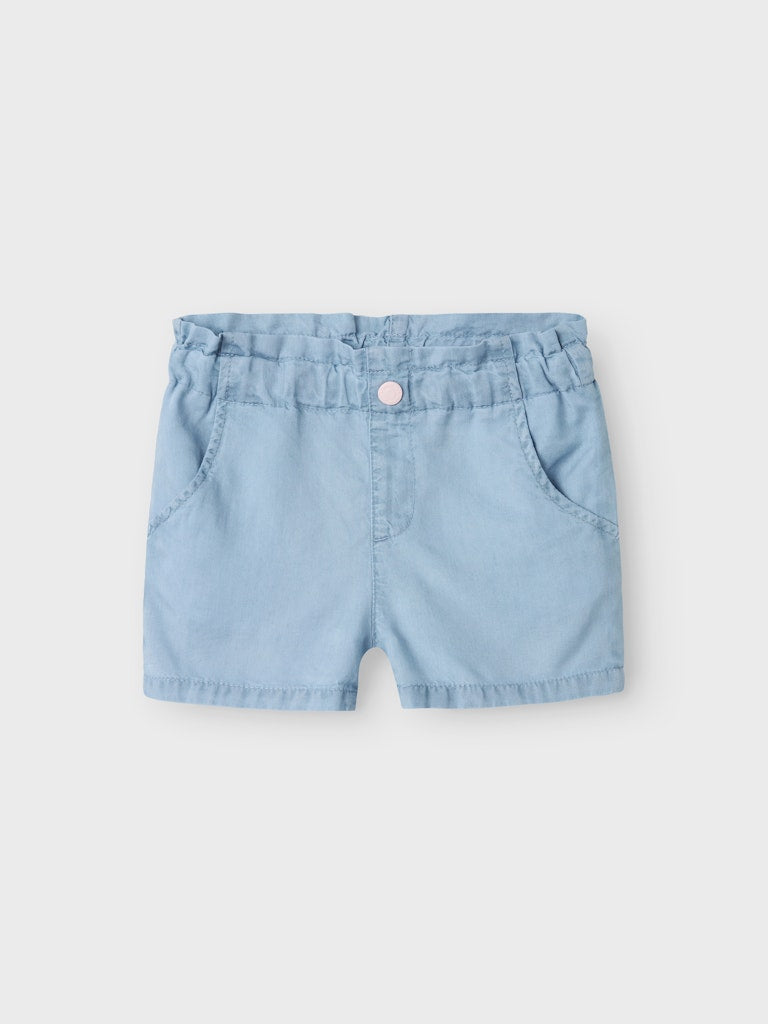 Jeansshorts Bella Lös Passform Ljus Tvätt Blå